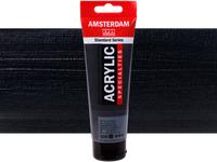 TALENS AMSTERDAM STANDARD ACRYL 120ML 850 METALLISCH SCHWARZ