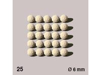 SCHWAMMGUMMIKUGELN 6MM (25 ST) 01.08106.25