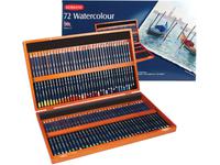DERWENT WATERCOLOUR AQUARELLSTIFT IM HOLZKASTEN 72X