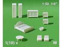 1:50 ELTERNZIMMER WEISS 10-TEILIG 55.40021.1