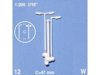 1:200 STRASSENLATERNEN 47MM HOCH (12 STÜCK)