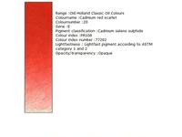 OLD HOLLAND ÖLFARBE E020 40ML CADMIUM RED SCARLET