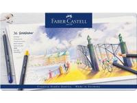 FABER CASTELL GOLDFABER FARBSTIFTE 36ER SET METALLETUI FC-114736