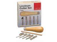 AMI LINOLSCHNITT KLINGENHALTER MIT 5 KLINGEN