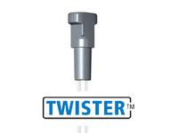 TWISTER + PERLON 2,0MM 150CM PER STUK