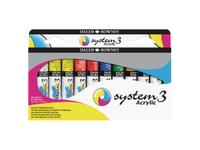 DALER ROWNEY SYSTEM 3 ACRYL SET 22ML INTRODUCTION 10X