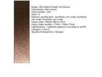 OLD HOLLAND ÖLFARBE A346 40ML MARS BROWN