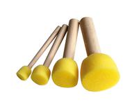 ELCO FOAM STENCIL BRUSH SET 4X