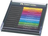 FABER-CASTELL PITT ARTIST BRUSH PEN SET BASIC TONES 12ST