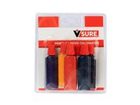 VOSSCHEMIE V-SURE KLEURPIGMENTEN SET 6x10GR (voor hars)