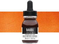 LIQUITEX ARTIST ACRYLIC INK 30ML 129 TRANSPARENT BURNT SIENNA