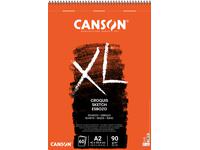 CANSON CROQUIS XL SKIZZENPAPIER SPIRALBLOCK 90GR/M2 A2 60BL