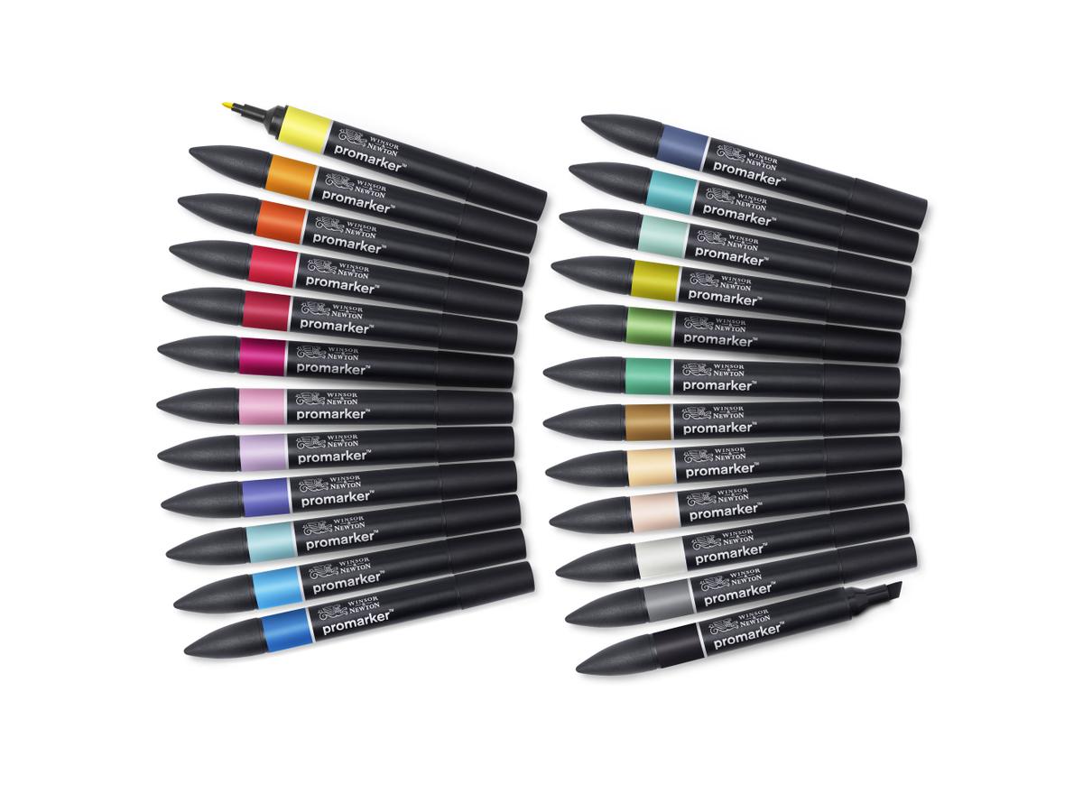 WINSOR & NEWTON PROMARKER SET ARTS & ILLUSTRATION 24X+ IM ETUI 2