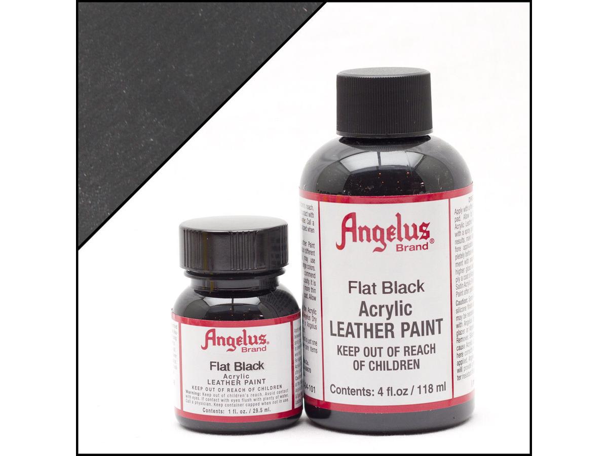 ANGELUS LEDERFARBE 118ML FLAT BLACK 2