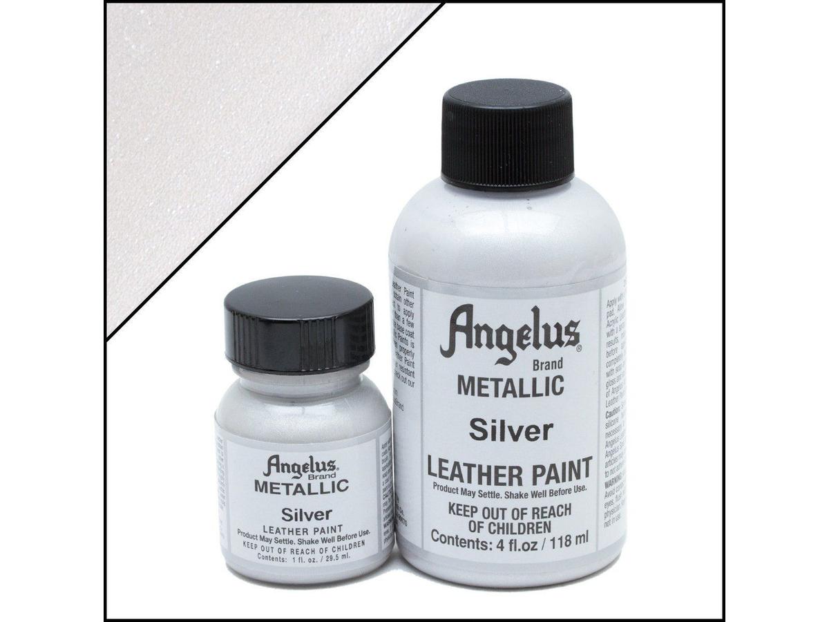 ANGELUS LEDERFARBE 118ML METALLIC SILVER 3