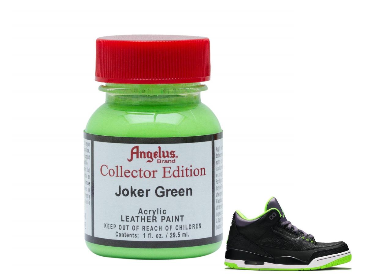 ANGELUS LEDERFARBE 29,5ML COLLECTOR EDITION JOKER GREEN  2