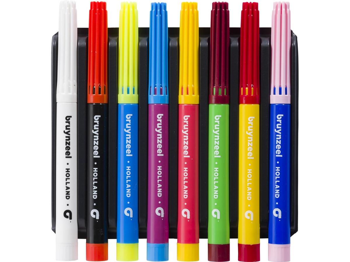 BRUYNZEEL KIDS MAGIC VILTSTIFTEN SET 8 STUKS 2