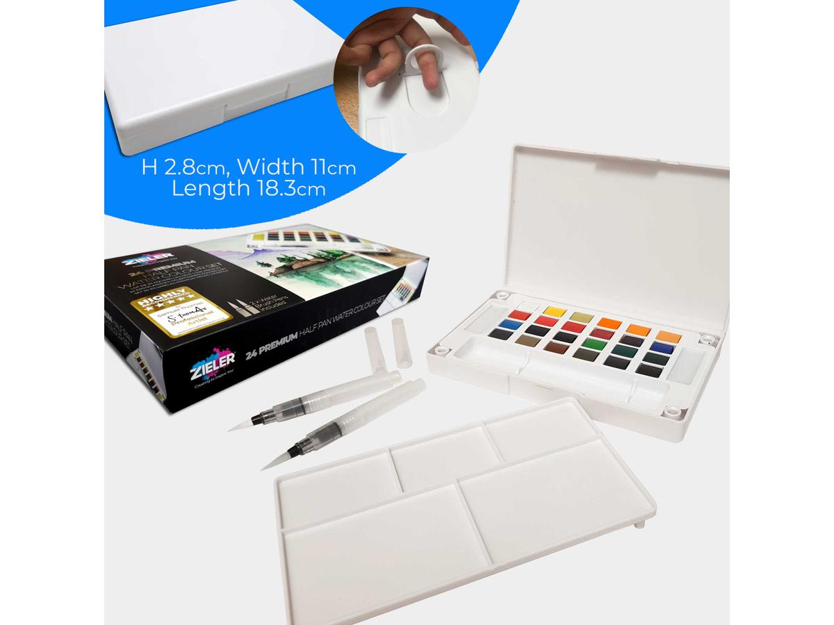 ZIELER A3 WASSERFARBEN SET MIT WORKSTATION 4