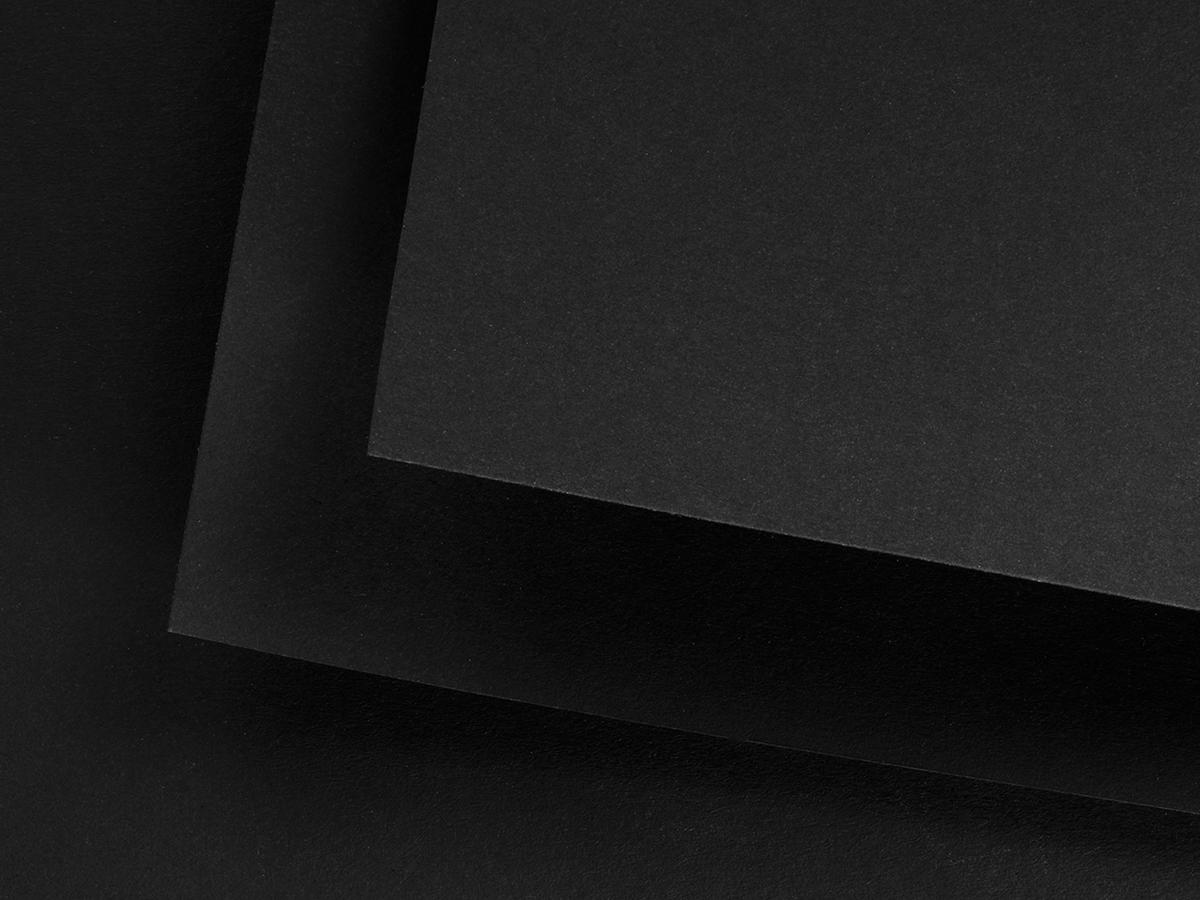 FABRIANO BLACK BLACK BLOCK A4 300GR. SCHWARZES PAPIER 2