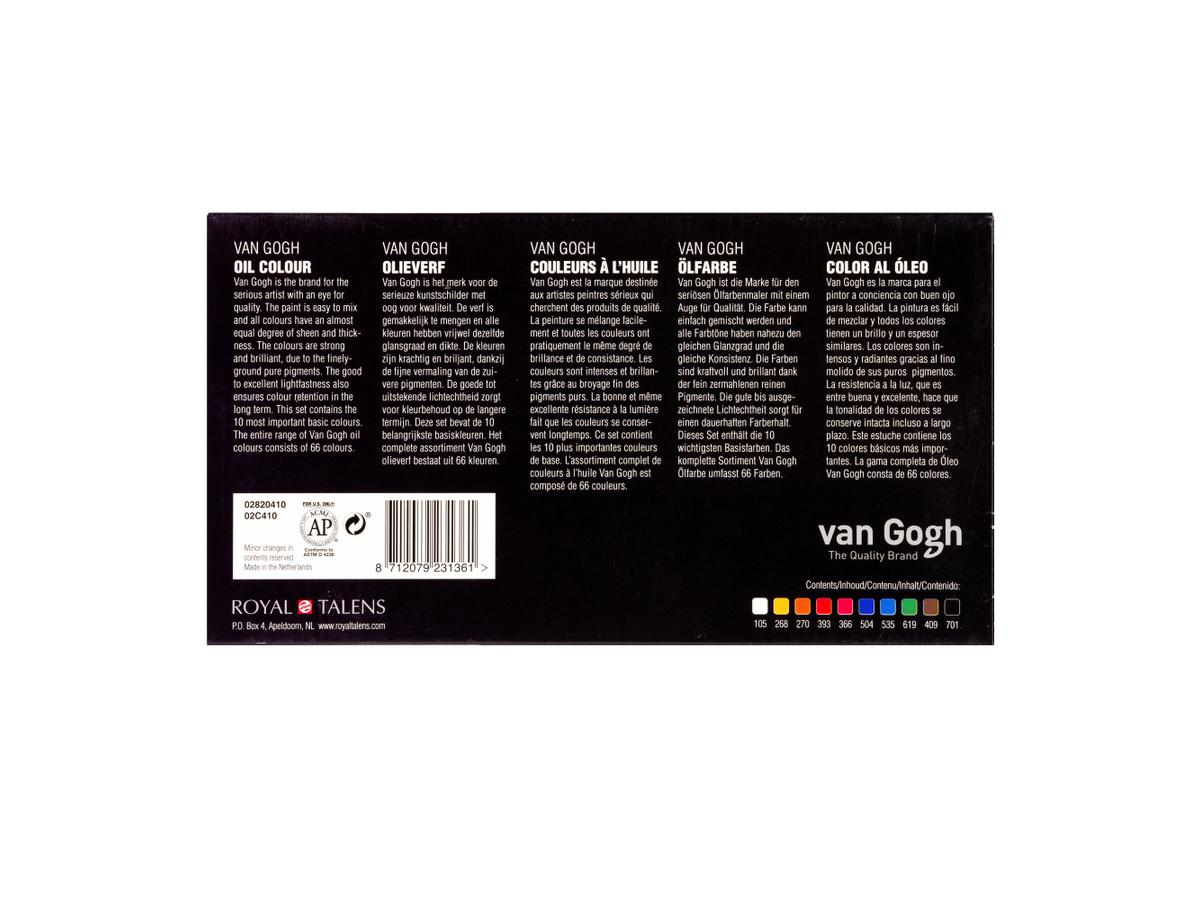 VAN GOGH ÖLFARBEN SET 10X20ML 02C410 4