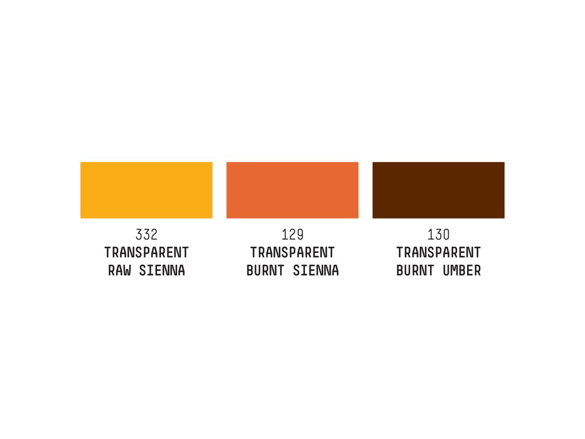 LIQUITEX ARTIST ACRYLTINTE SET 3X30ML TRANSPARENT 2