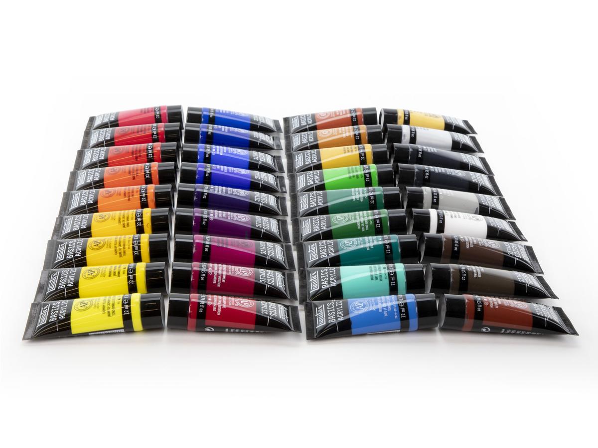 LIQUITEX BASICS ACRYLFARBEN SET 36X22ML 3