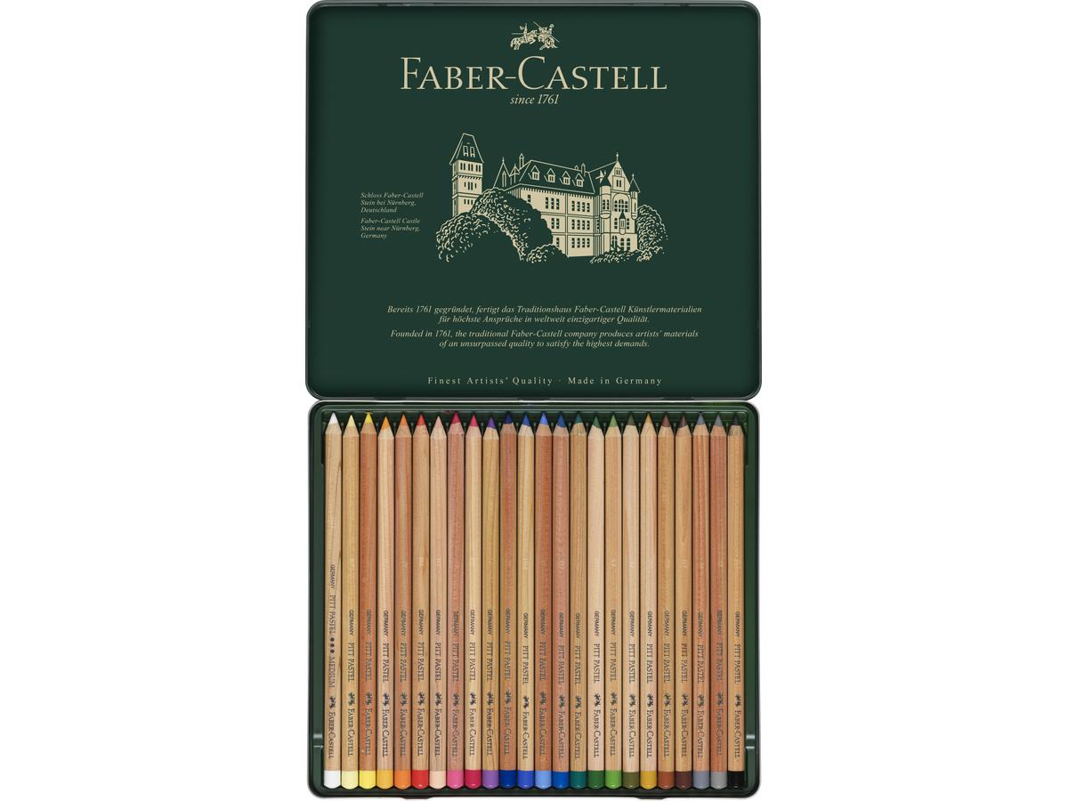 FABER-CASTELL PITT PASTELLSTIFTE ETUI 24 3