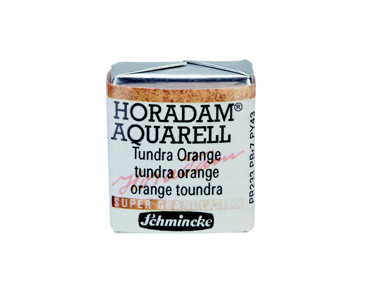 SCHMINCKE HORADAM AQUARELL 1/2 NAPF S3 981 TUNDRA ORANGE 2