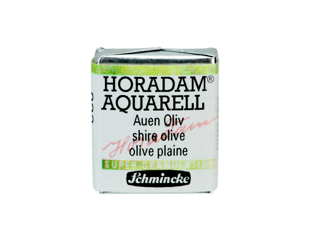 SCHMINCKE HORADAM AQUARELL 1/2 NAPF S3 932 SHIRE OLIVE 2