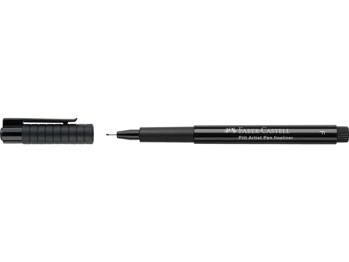 FABER-CASTELL PITT ARTIST PEN FINELINER FINE ZWART 2