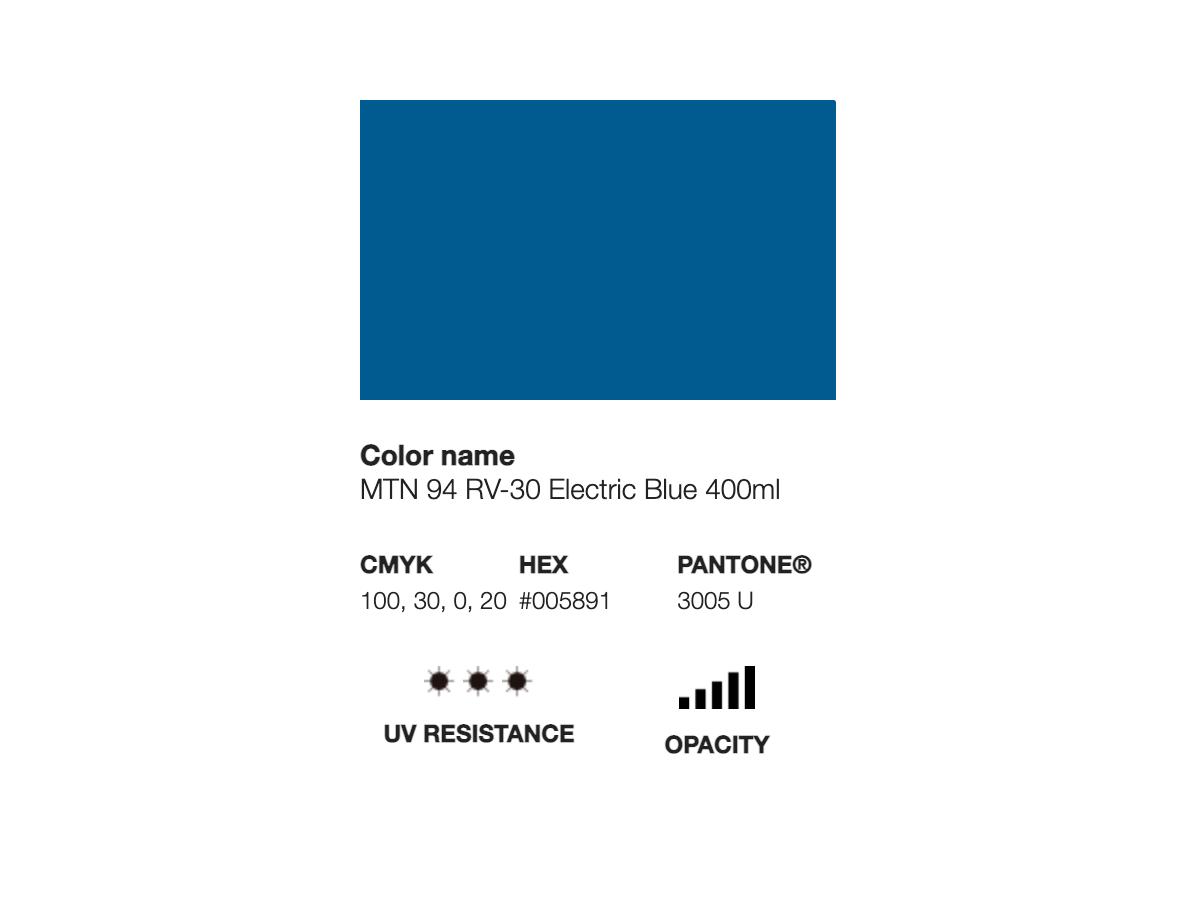 MONTANA 94 400ML RV-30 ELECTRIC BLUE 2