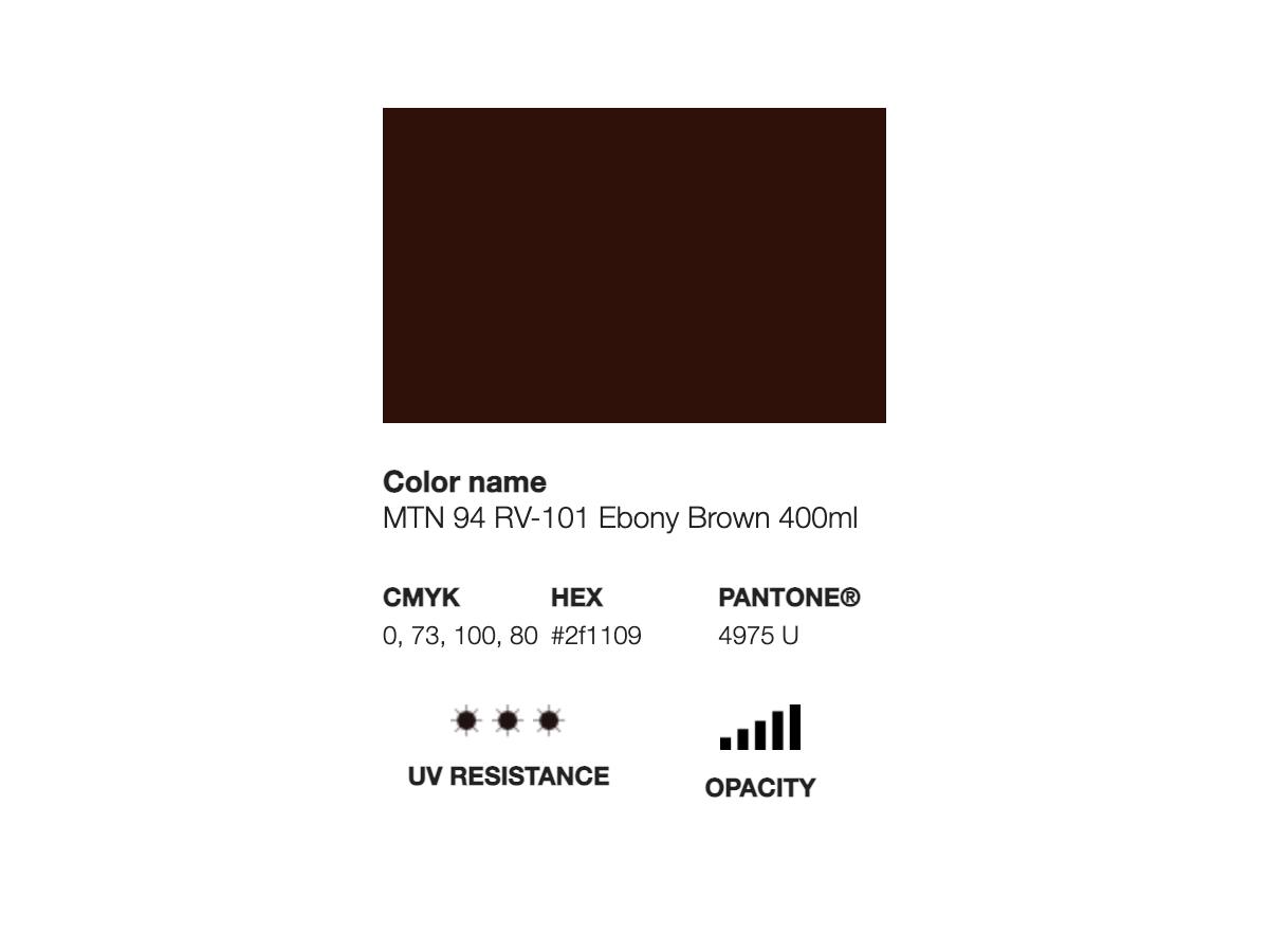 MONTANA 94 400ML RV-101 EBONY BROWN 2