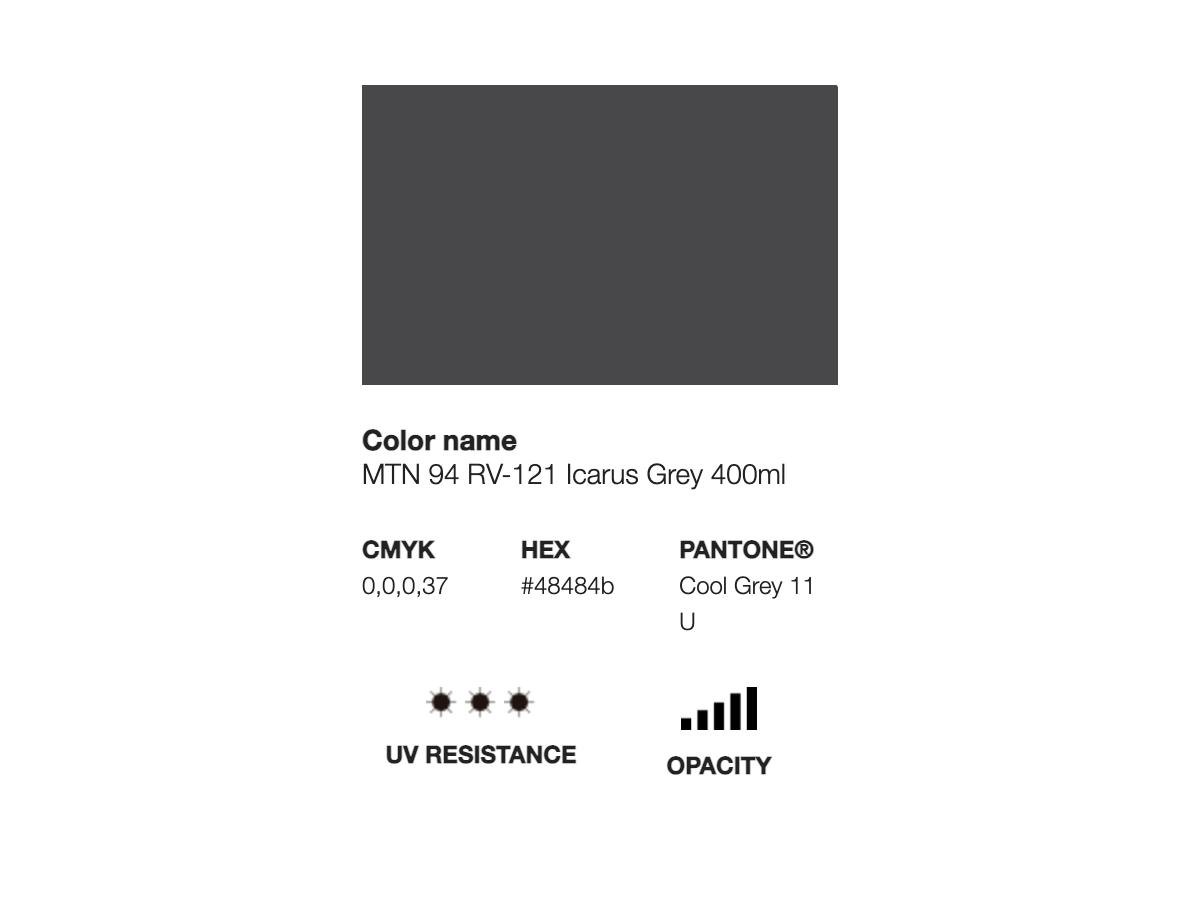MONTANA 94 400ML RV-121 ICARUS GREY 2