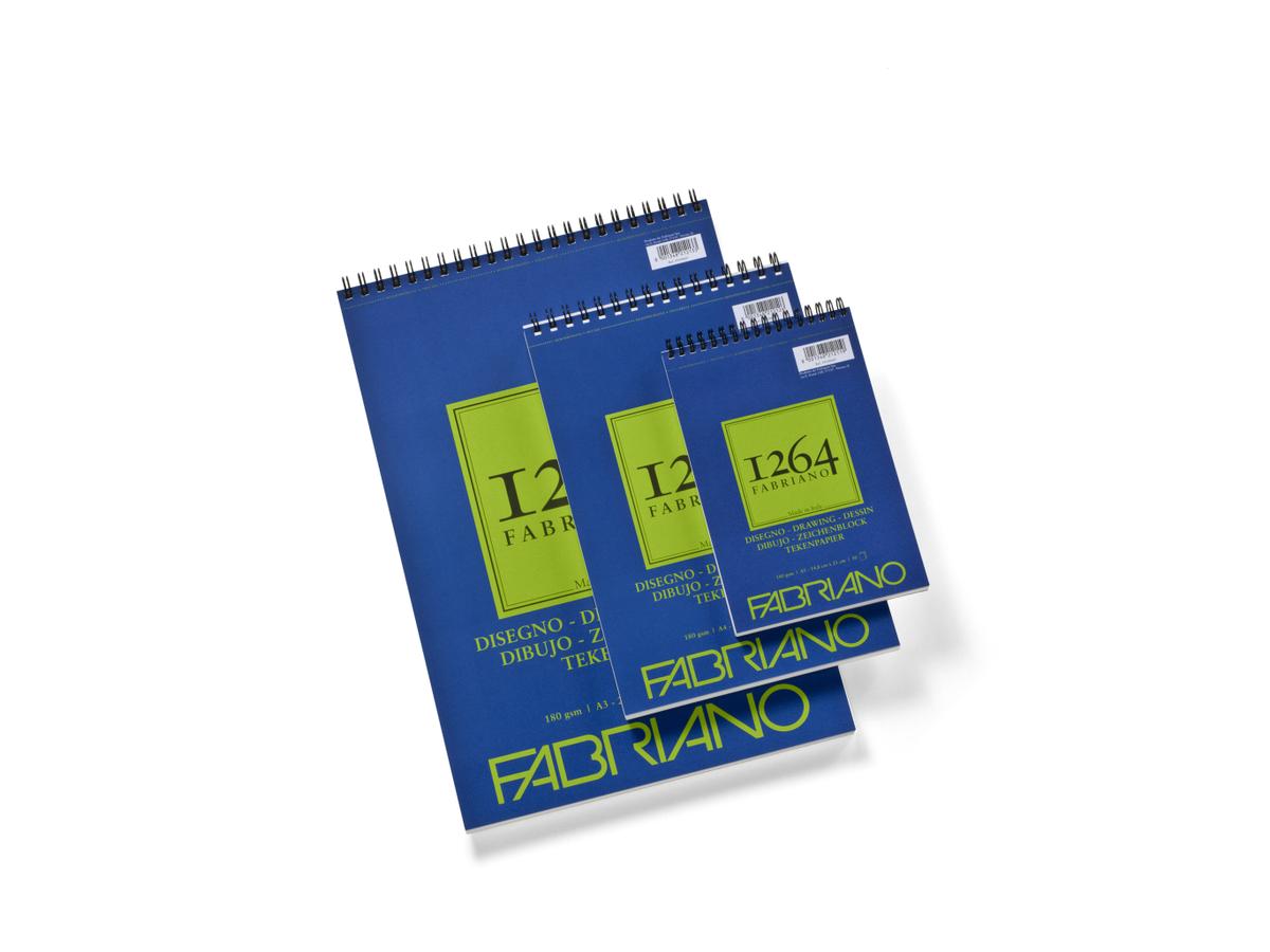 FABRIANO 1264 ZEICHENPAPIER A4 180GR BLOCK
 3