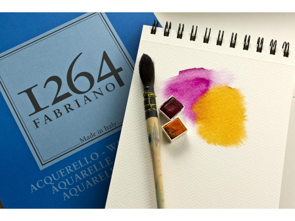 FABRIANO 1264 AQUARELLPAPIER A4 300GR BLOCK 2