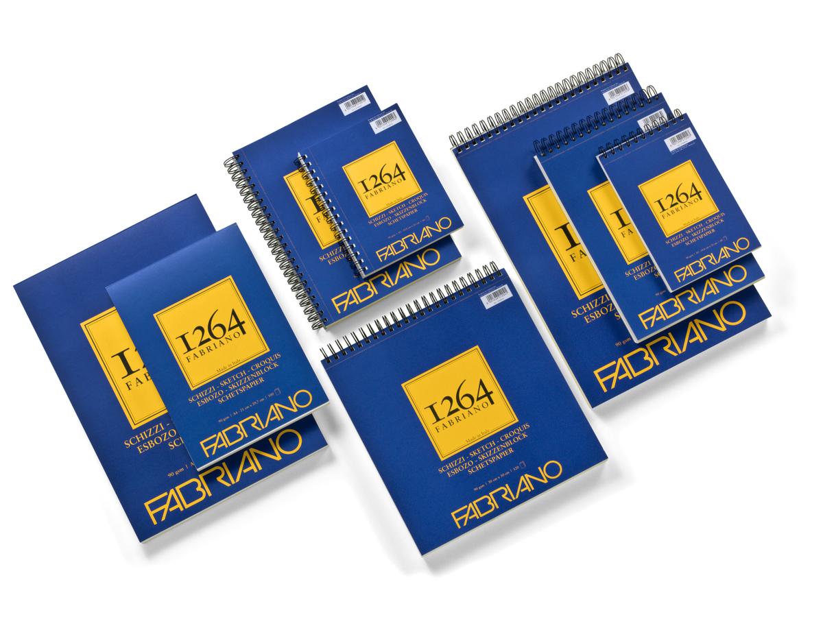 FABRIANO 1264 SKIZZENPAPIER A5 90GR BLOCK PORTRÄT
 3