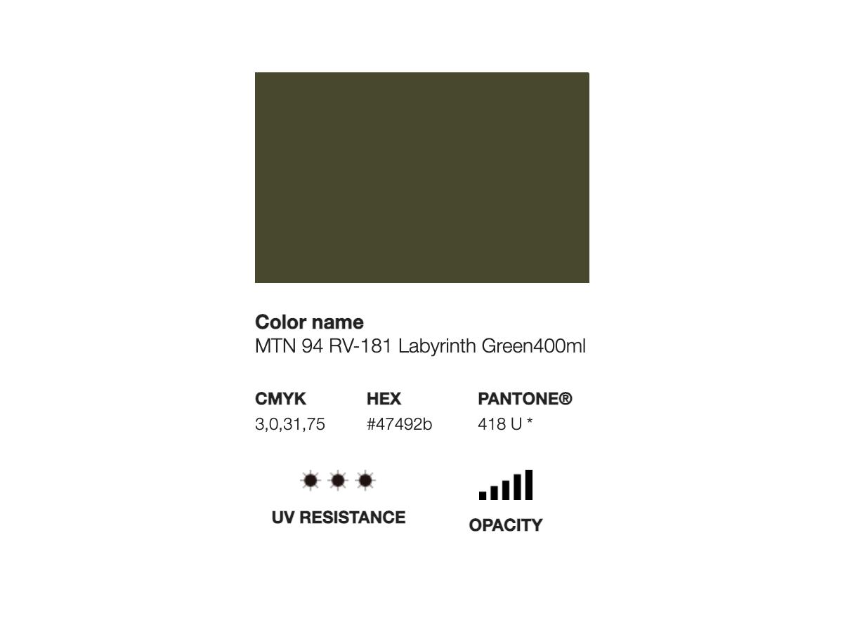 MONTANA 94 400ML RV-181 LABYRINTH GREEN 2