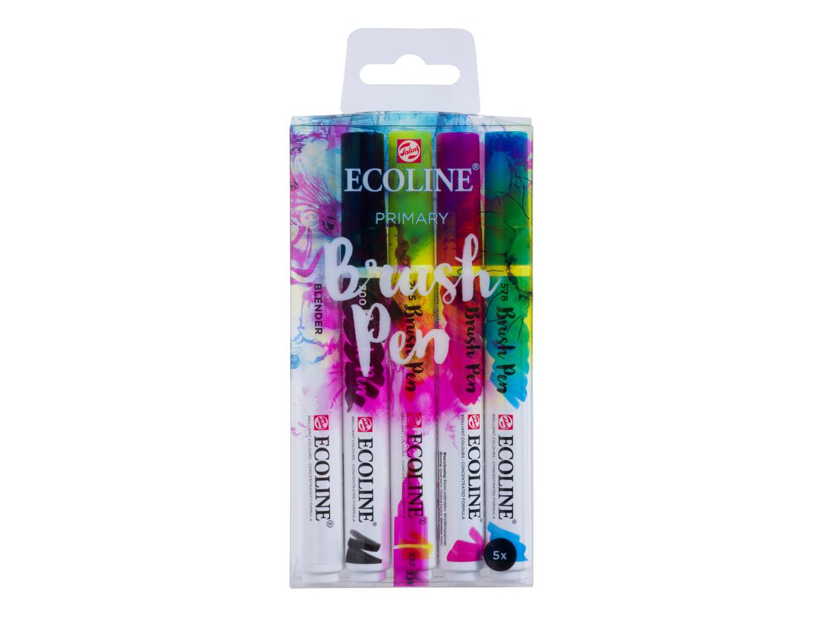 TALENS ECOLINE BRUSH PEN SET 5 PRIMAIR 4