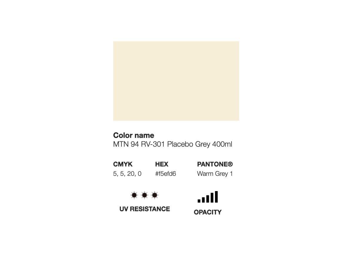MONTANA 94 400ML RV-301 PLACEBO GREY 2