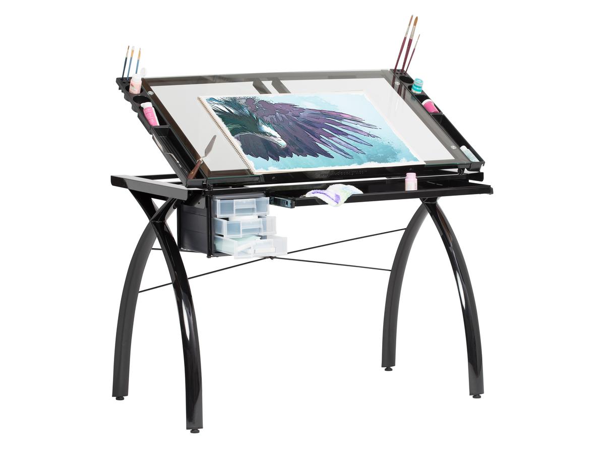 STUDIO DESIGNS FUTURA CRAFT STATION ZEICHENTISCH SCHWARZ  3