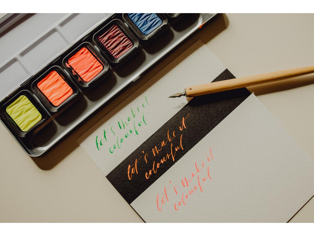 FINETEC WASSERFARBEN SET NEON 6X 5