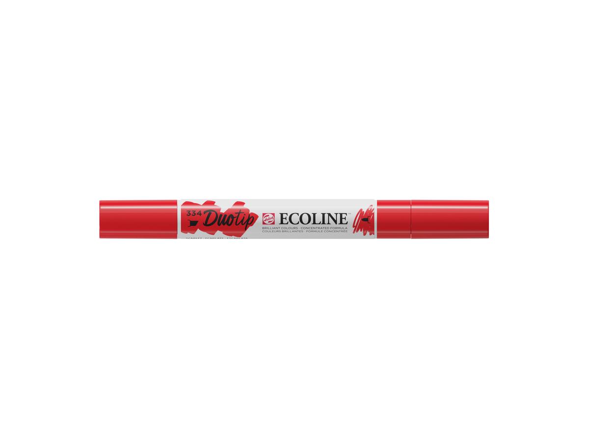 TALENS ECOLINE DUOTIP MARKER SCHARLACH 334 3