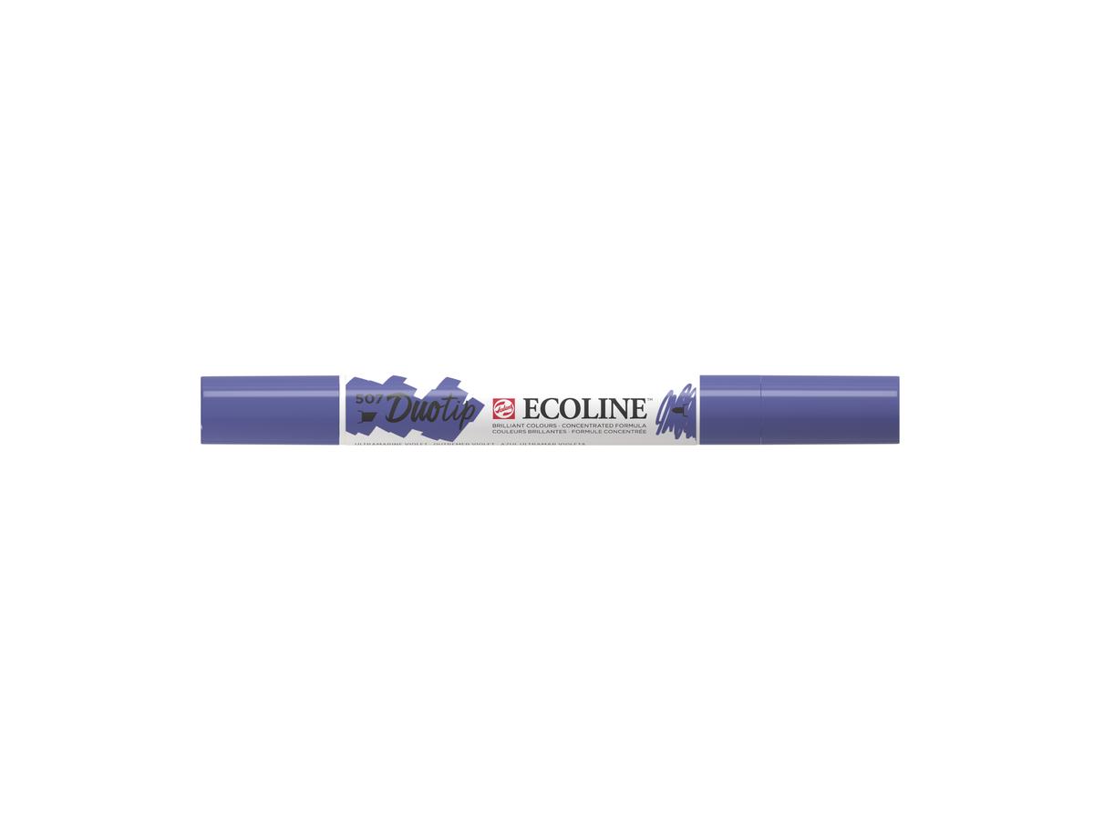 TALENS ECOLINE DUOTIP MARKER ULTRAMARINVIOLETT 507 3