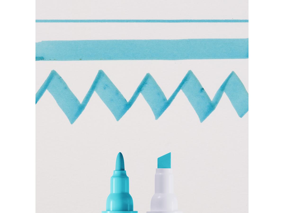 TALENS ECOLINE DUOTIP MARKER TÜRKISBLAU 522 2