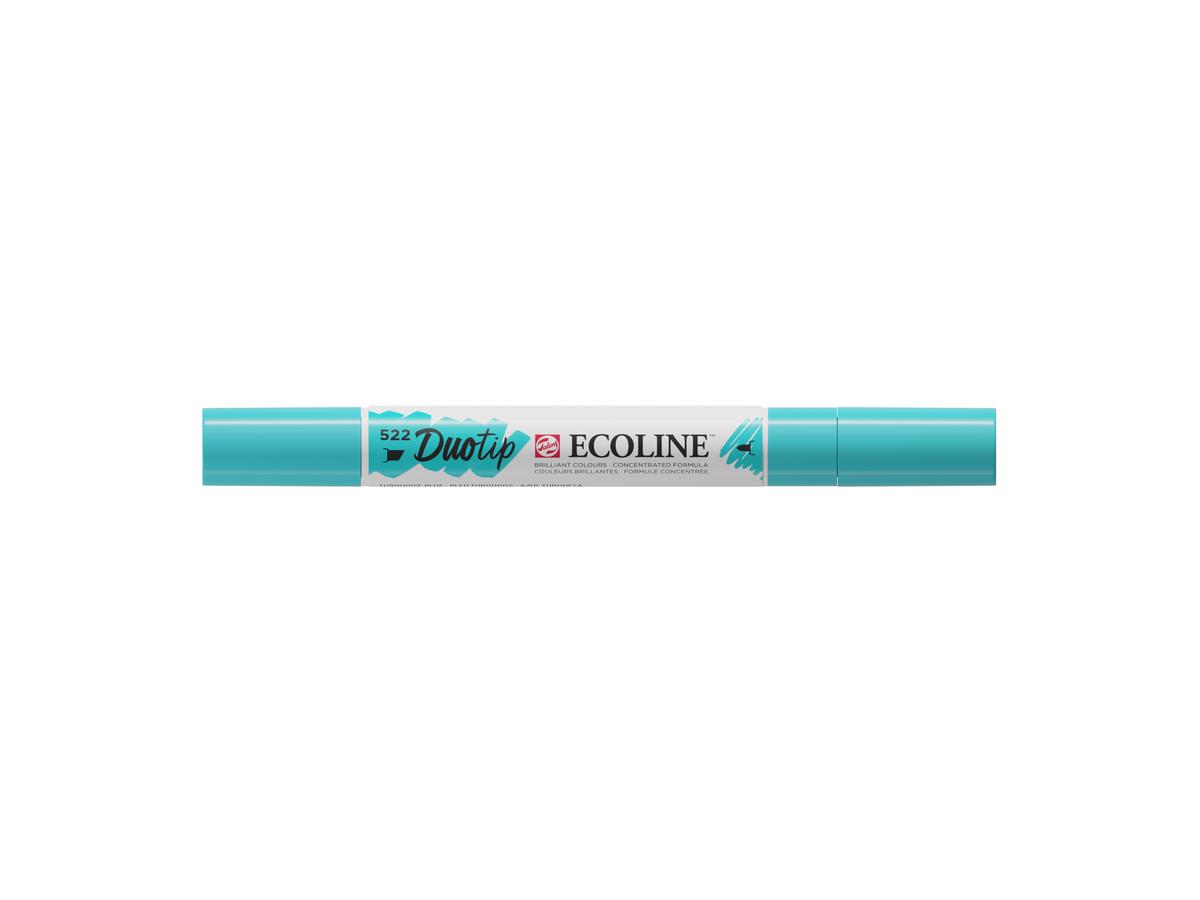 TALENS ECOLINE DUOTIP MARKER TÜRKISBLAU 522 3