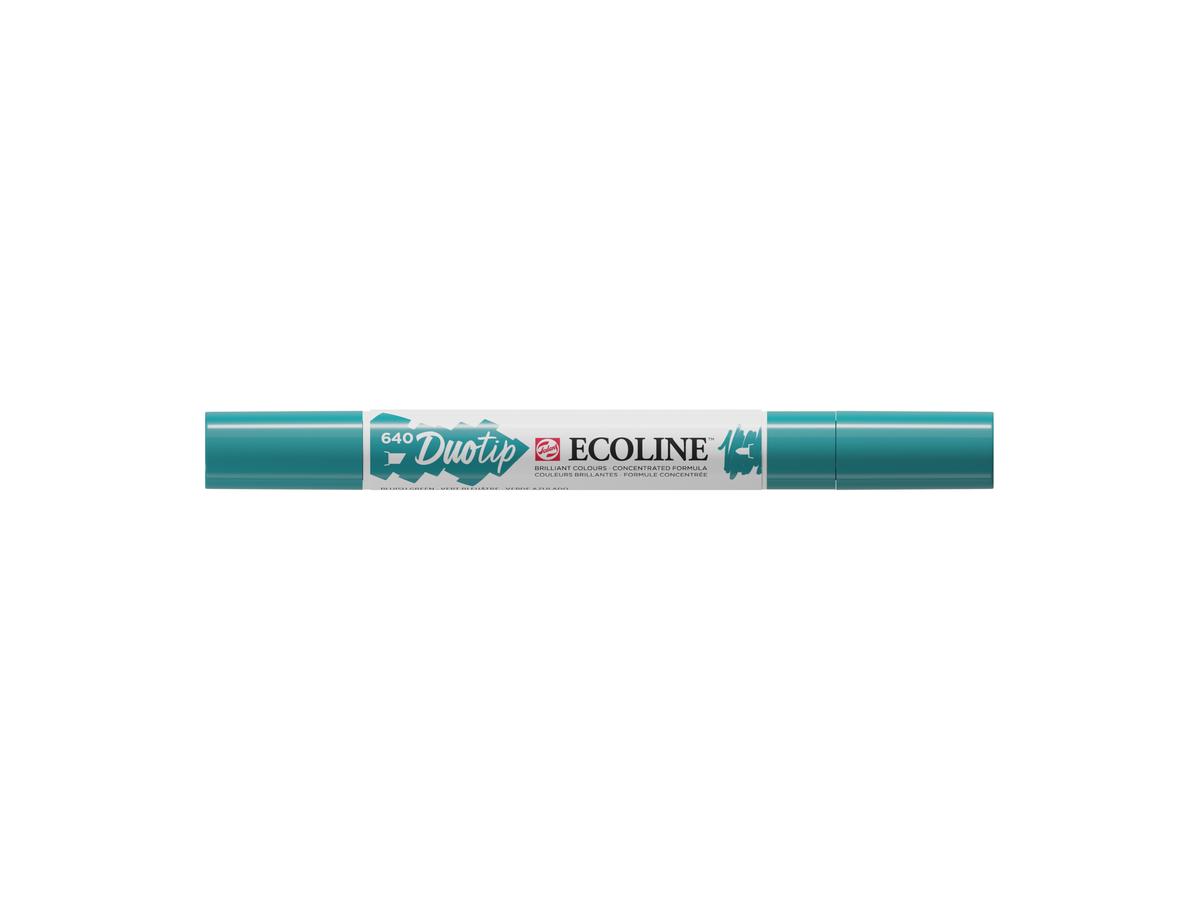 TALENS ECOLINE DUOTIP MARKER BLAUGRÜN 640 3