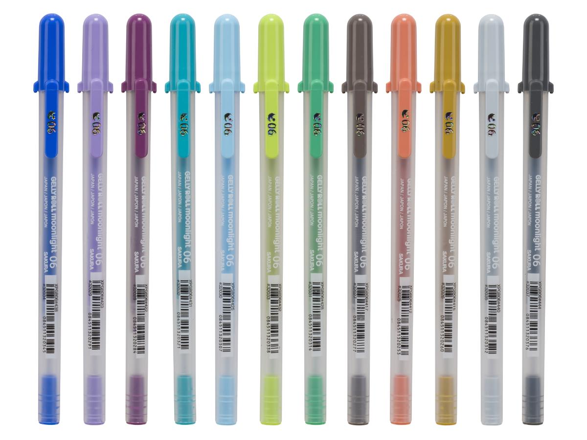 SAKURA GELLY ROLL MOONLIGHT SET 12 TEILIG 2