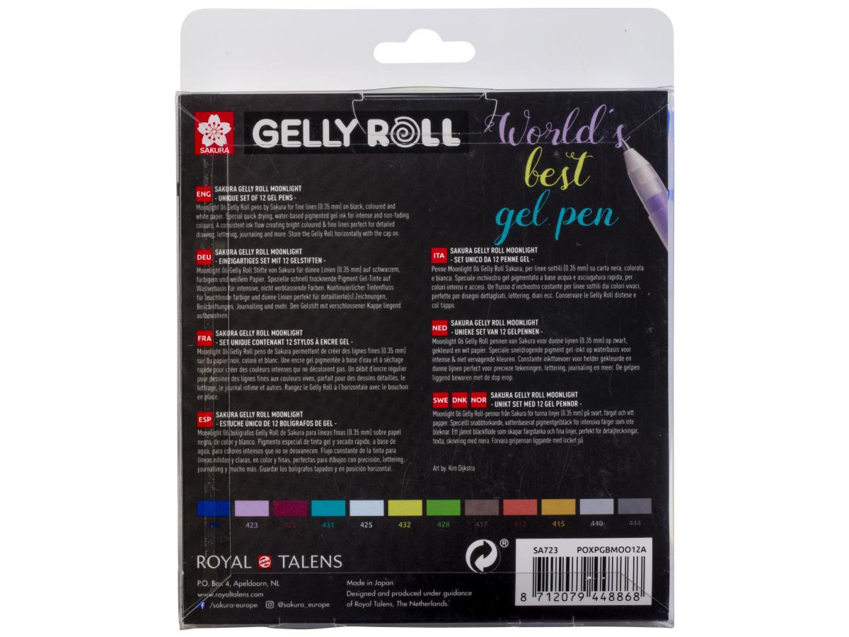 SAKURA GELLY ROLL MOONLIGHT SET 12 TEILIG 3