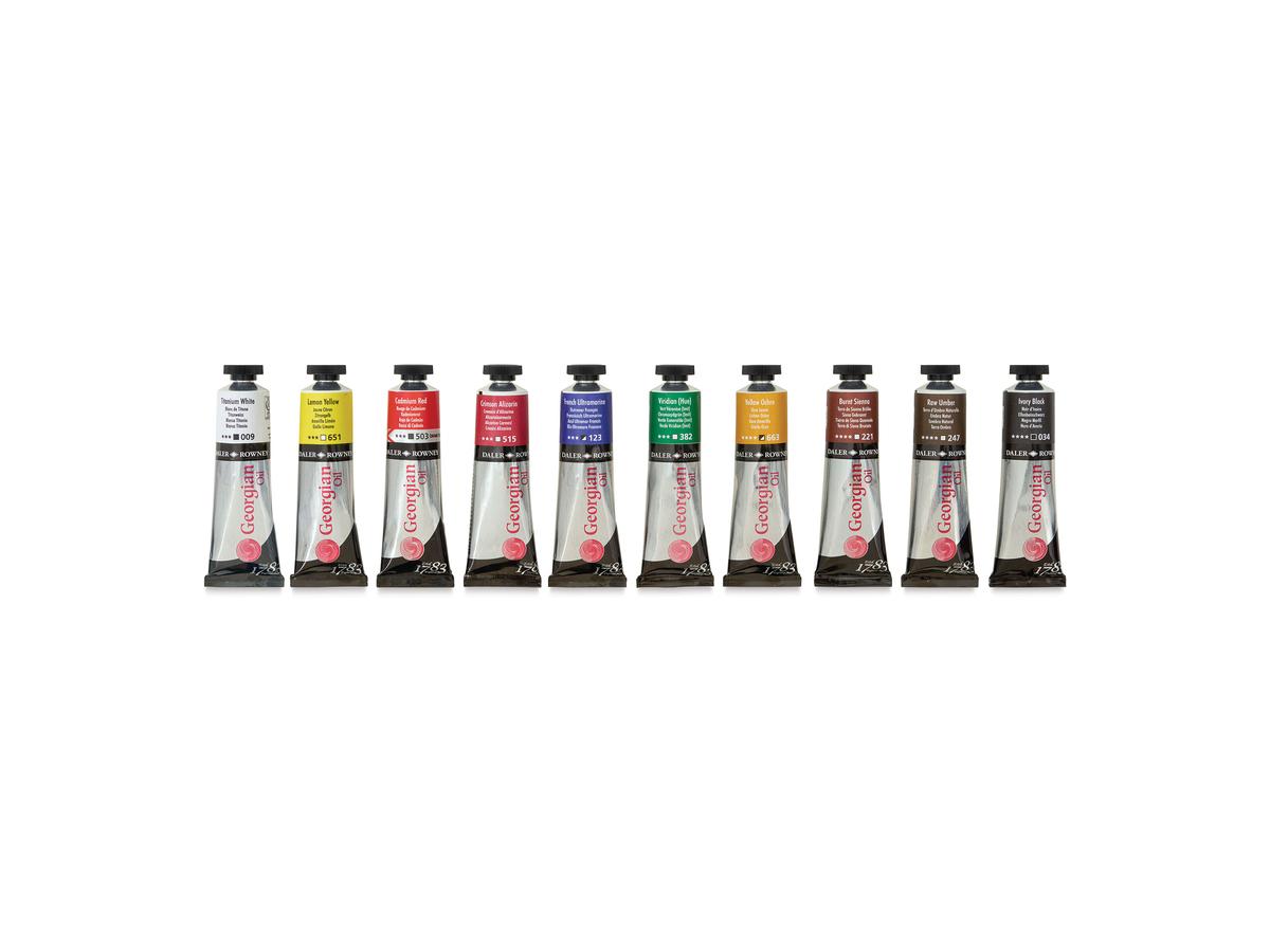 DALER ROWNEY GEORGIAN ÖLFARBENSET SELECTION 10X38ML 4