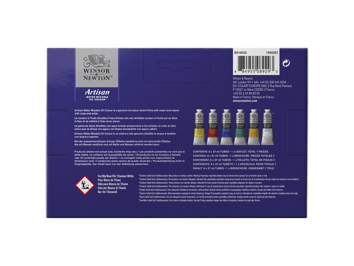 WINSOR & NEWTON ARTISAN BASIS SET 6 X 37 ML 4